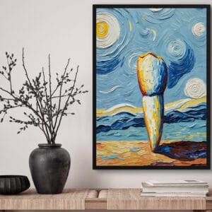 dental van gogh canine front view lifestyle
