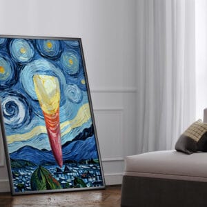 dental van gogh incisor angle view