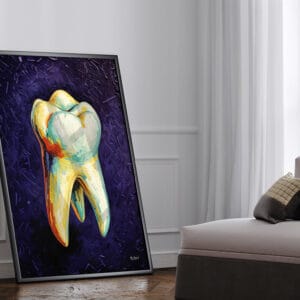 dental van gogh molar angle view