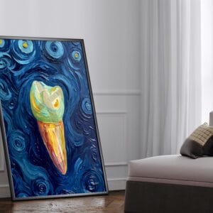 dental van gogh pre molar angle view